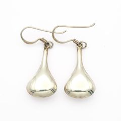 Vintage 925 Sterling Silver Teardrop Earrings