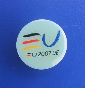 EU 2007 DE (European Union) - Presidency of the Council of Europe Germany commemorative badge