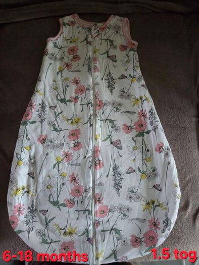 Baby Sleeping Bag / Sleepsack 1.5tog - 6-18 months size