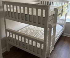 2 Small double beds or bunk bed + Mattresses