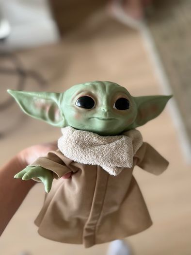 Star Wars The Child Talking Plush Toy with 10 Sounds, The Mandalorian