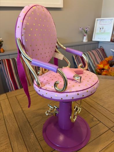 Our generation hair dresser chair and hair dryer