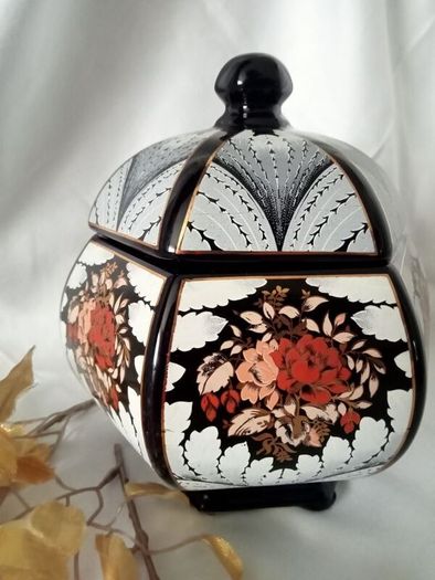 Italian Decor Lidded Jar