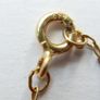 Vintage Sterling Silver 925 Gold Plated Chain with Pendant , length 20" - 2,8g Image 8