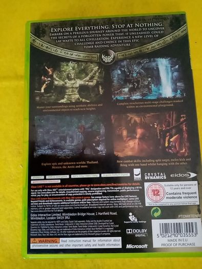 Tomb Raider Underworld Xbox 360 Games Original