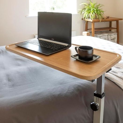 Over Bed Adjustable Height Table