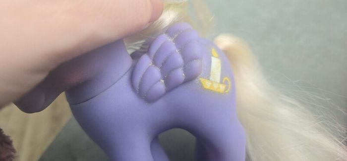 Twilight HTF Deflocked So Soft Ponies SS MLP G1 My Little Pony