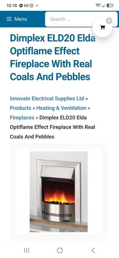 Dimplex ELD20 Fire Place
