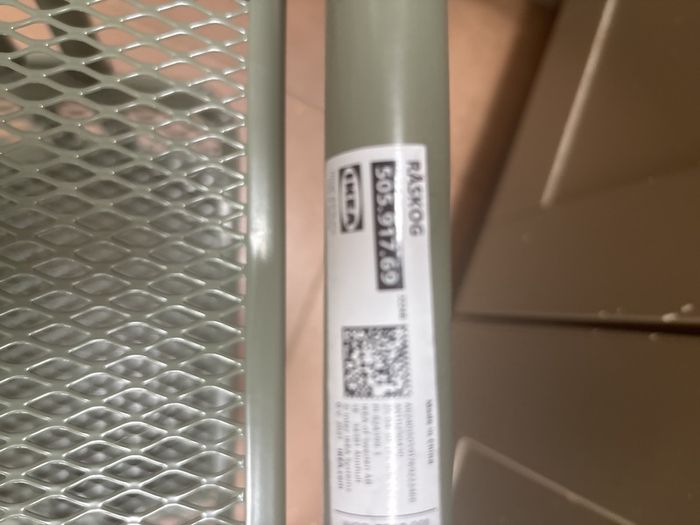 Raskog IKEA - 3 tier steel  trolley - as new
