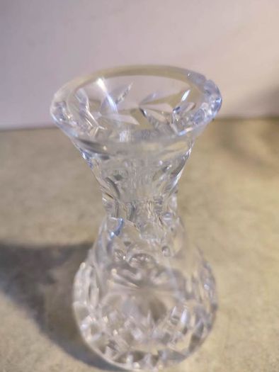 Tipperary Crystal Leaded Glass Bud Vase Slight Chip On Rim. No.43