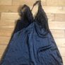 Black satin slip Image 4