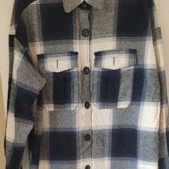 H&M oversized check shirt/ flannel. Size S.