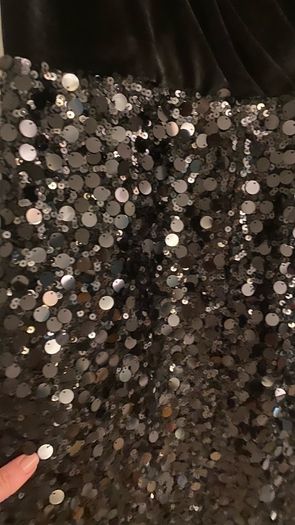 Coast velvet and sequin  dress