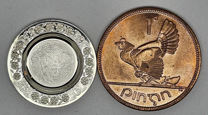 Interesting Minature Silver Plate