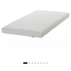 IKEA double bed Foam mattress, medium firm/white