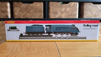 Train Model Accesory - Hornby Rolling Road (R8211) OO Gauge - Loco Testing Stand + 2x Extra Roller Sets