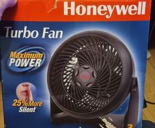 Honeywell Turbo Fan, 3 Speed Settings