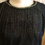 Unusual Black Patterned Dress Image 6