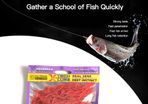 Smelly Red Worms for fishing, 100pcs