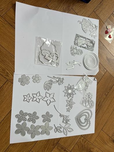 X cut die cutting machine , fold away A4 size, easy to use has wheel for different pressure, x cut guillotine , lots  of dies and stamps, this would be an ideal starters bundle , happy to add more items if something in particular you want if I have spare