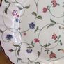 Set of 20 pcs Vintage Staffordshire Oakwood Floral with Burgundy Rim England Image 7
