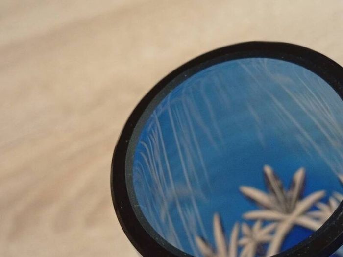 Luxury Japanese Edo Kiriko Bud Vase