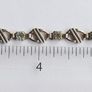 Vintage 18K White Gold Plated Bracelet length 8" Image 8