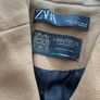 Zara Camel Manteco Wool-blend Coat - Size M - Image 3
