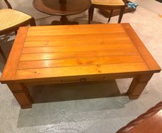 Solid pine coffee table