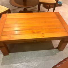 Solid pine coffee table