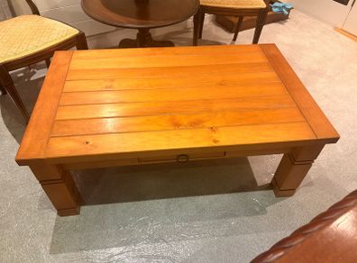 Solid pine coffee table
