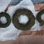 NEW! beautiful set of 3 green moss wreaths !NEW! Image 3