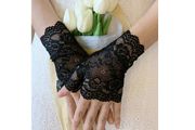 Classy Black Lace Gloves - will match any outfit