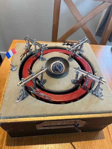 Antique Jeu De Course Horse Racing Parlour Game