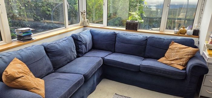 Corner Sofa with 2 sets of covers