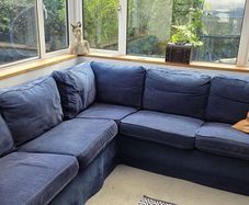 Corner Sofa with 2 sets of covers