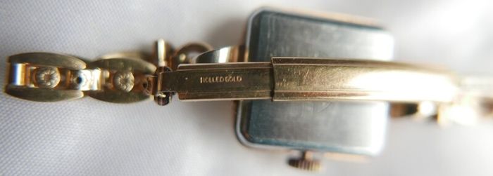 Vintage 1930s MONOR Rolled Gold Watch - Working Vintage Ladies Manual Wind Up Wrist Watch Swiss Made