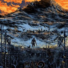 Mad Max 2 Kilian Eng Limited Screen Print Bottleneck Gallery 24x36 + Free Mystery Print