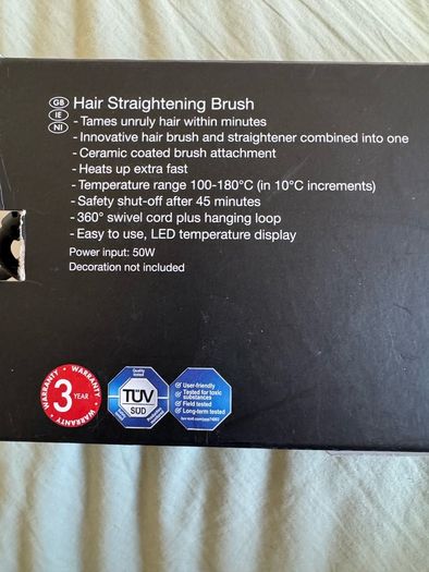 Hair Straightening Brush