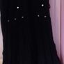 Long black taffeta material Image 5