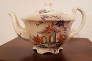 Antique Meakin China Oriental DesignTea Pot