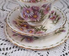 Royal Albert Flower of the month September Michaelmas Dasy