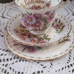Royal Albert Flower of the month September Michaelmas Dasy