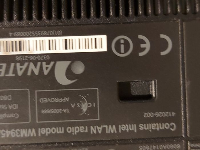 HP Compaq Laptop, Model nc6400, for parts or repair, not powering on