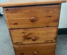 pine bedside locker
