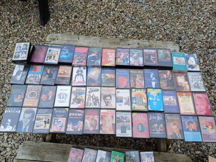 Collection of Vintage Music Cassettes