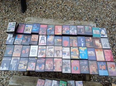 Collection of Vintage Music Cassettes
