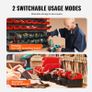 Wall-Mounted Storage Bins Organiser, 48-Bin Parts Rack for Screws, Nuts, Bolts, Nails & Small Tools, Black and Red Image 2