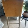 Chair Barstool Mustard Colour Fabric Image 4