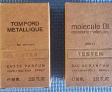 Parfume 60 ml - Metallique and Escentric Molecules, new.